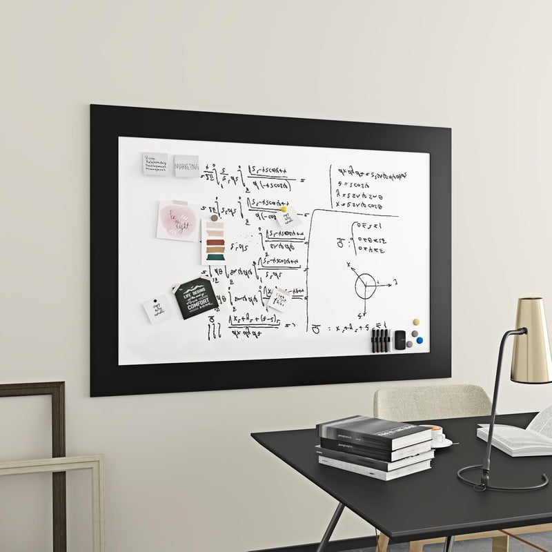 WESTICK Black Mirror Frame Border Wallpaper Borders Peel and Stick Mirror Edge Trim Decorative Waterproof for Bathroom Kitchen Thick Matte Black Bulletin Board Borders Removable Wall Border 3.94"x160" - Image 3